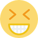 smiling, smile, laughing, happy, happy face, Gestures, interface, happiness Khaki icon