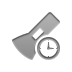 Clock, Flashlight Gray icon