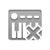 midi, cross, Keyboard DarkGray icon