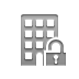 Lock, open, Building DarkGray icon