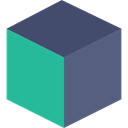 Squares, cube, 3d, interface, Geometrical, shapes DimGray icon