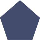 Polygon, interface, Geometrical, shapes, Graphic Tool, Pentagon DarkSlateBlue icon
