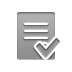 stamped, document, checkmark DarkGray icon