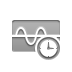 wave, frequency, high, Clock DarkGray icon