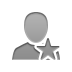 user, star Gray icon