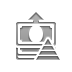 tax, pyramid Gray icon