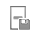 Diskette, switch, off Gray icon