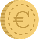 Cash, Currency, Business, Euro, Money, coin Khaki icon