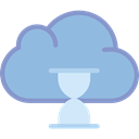 Data, storage, Multimedia Option, interface, Multimedia, Cloud computing SkyBlue icon