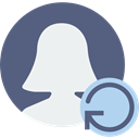 interface, social network, user, social media, profile, Avatar DimGray icon