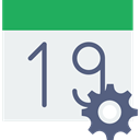 Organization, time, Calendar, interface, Administration WhiteSmoke icon