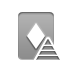 Game, card, diamond, pyramid DarkGray icon