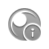 Info, Sphere Gray icon