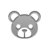 bear, teddy DarkGray icon