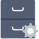 File, document, interface, Office Material, Archive, Filing Cabinet, storage DimGray icon
