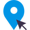 Map Location, pin, placeholder, interface, signs, Maps And Flags, Map Point, map pointer DodgerBlue icon