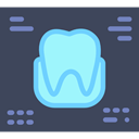 records, Dentist, dental, medical DarkSlateGray icon