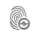 refresh, Fingerprint DarkGray icon