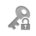 open, Lock, Key Gray icon