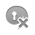 Encrypt, cross DarkGray icon