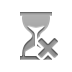 cross, Hourglass DarkGray icon