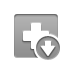 cross, red, Down DarkGray icon