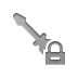technical, Lock, Screwdriver Gray icon