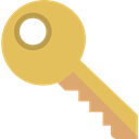 Access, pass, Passkey, password, Key, Door Key SandyBrown icon