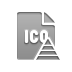 Format, pyramid, Ico, File Gray icon
