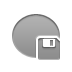 Ellipse, Diskette DarkGray icon