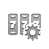 slot, Gear, machine DarkGray icon