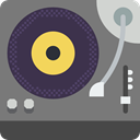 music player, technology, lp, Record Player, music, vinyl, turntable DarkSlateGray icon