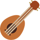 Orchestra, Ukelele, musical instrument, String Instrument, music Black icon