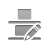 vertical, distribute, Bottom, pencil Gray icon