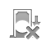 cross, deposit Gray icon