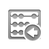 Abacus, Left DarkGray icon