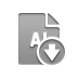 Format, File, Ai, Down DarkGray icon