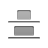vertica, Bottom, distribute DarkGray icon