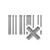 cross, Barcode DarkGray icon