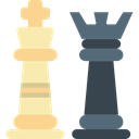 chess, sports, sport, piece, Queen, king Black icon