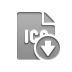 File, Format, Down, Ico DarkGray icon
