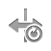 Flip, horizontal, Reload Gray icon