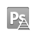 pyramid, photoshop DarkGray icon