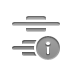 Center, vertical, Info, distribute Gray icon
