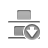 vertica, Bottom, Down, distribute DarkGray icon