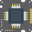 electronic, processor, Chip, Cpu, technology DimGray icon
