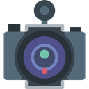 Camera, photograph, photo camera, photography, technology, photo DarkSlateGray icon