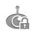 Lock, Spyware, open Gray icon