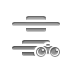 vertical, Center, Binoculars, distribute Gray icon