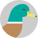 Animals, Animal Kingdom, Duck, zoo, wildlife LightGray icon